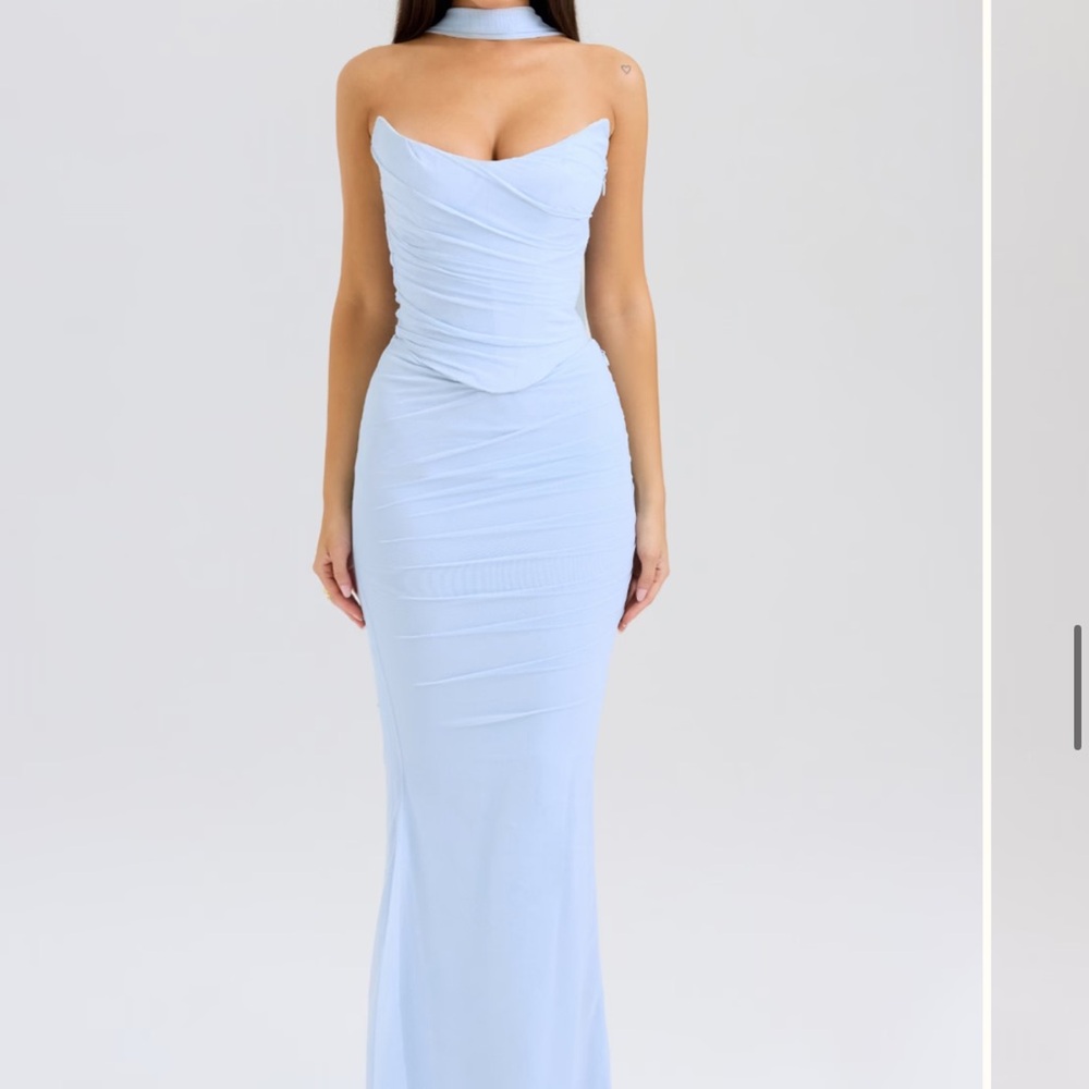 House of CB Blue Cassidy Skirt